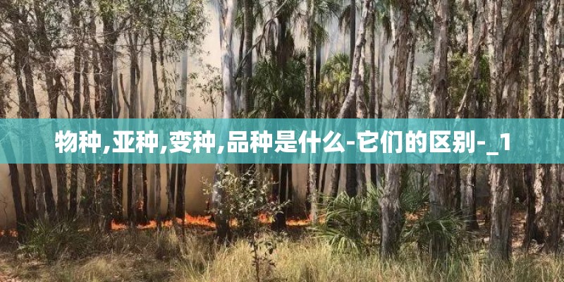 物种,亚种,变种,品种是什么-它们的区别-_1