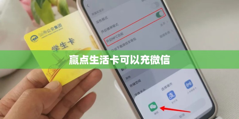 赢点生活卡可以充微信
