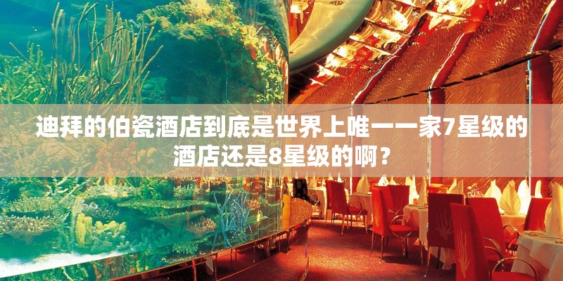迪拜的伯瓷酒店到底是世界上唯一一家7星级的酒店还是8星级的啊？